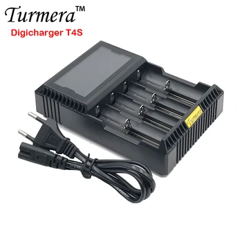 NOUA baterie 18650 incarcator Turmera lcd T2S/T4S pentru 26650 21700 18500 18350 14500 NI-MH, NI-CD O baterie AA