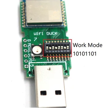 Instrument de Tastatură LED-uri RGB de Dezvoltare a Consiliului WIFI Rață ESP8266 Durabil Script ESP-WROOM-02 Atmega32u4 USB Bobocel de Cauciuc Pentru Arduino