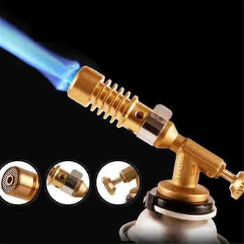 Alamă Torță de Gaz pentru Lipire Lipire Duze Durabil de Sudare de Încălzire cu Arzător cu Propan Lanterna Cap Creion Flacără Arma pentru Cilindri