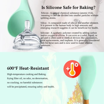 Silicon Ustensile de Gătit Ustensilă de Bucătărie set - 9 și 11 din Lemn Natural de Silicon Ustensile de Gătit - Instrumente de Bucătărie Gadget-uri