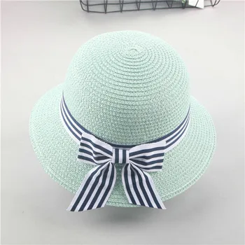 Pentru copii capac Sunbonnet Capac Copil de Vara Pălărie Copii Respirabil Pălărie de Paie Copii Băiat drăguț Fete Capac bonnet enfant #3M13