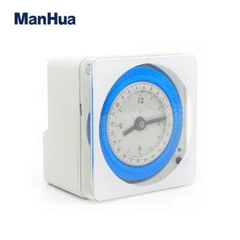 ManHua 220VAC MH711(AH711) Analog Timer Cu Mini Electric Muntifuncational Cuarț Timer Mecanic