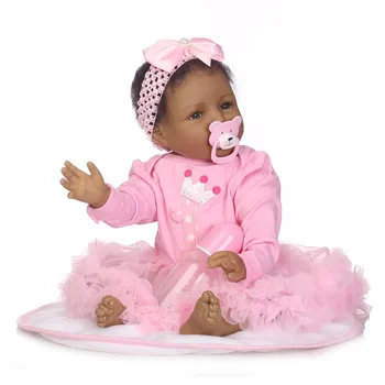 NPK Manual Silicon Moale Renăscut Păpuși Realiste Vinil Simulare Copil Nou-născut Prințesă Papusa Jucării pentru Copii Ziua de nastere