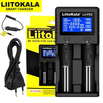 2020 Nou LiitoKala Lii-PD2 Încărcător de baterie pentru 18650 26650 21700 18350 AA AAA 3.7 V/3.2 V/1.2 V litiu baterii NiMH