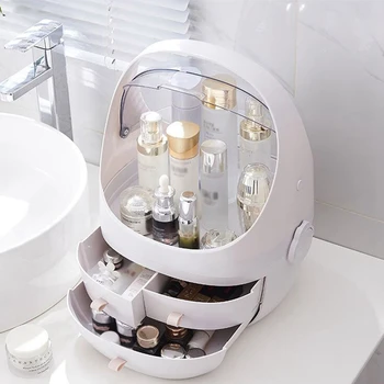 Femeile baie cosmetice cutie de depozitare rezistent la apa si praf baia Mare organizator machiaj îngrijire a pielii bijuterii sertarul de depozitare