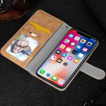 Design Nou! Vertex Impresiona Prindere Caz Portofel de Lux Flip PU Piele Caz de Protecție Telefon Acoperă Cu Sloturi pentru Carduri