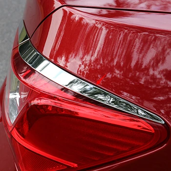 2016 fierbinte ! Masina din oțel inoxidabil, ornamente interioare din spate lumina de acoperire decorare de piese auto pentru Chevrolet Cruze sedan