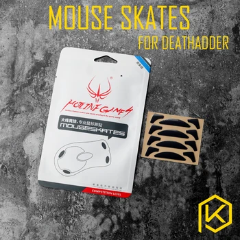Hotline jocuri 4 seturi/pachet original de concurență la nivel de picioare mouse-ul mouse-ul patine gildes pentru Razer deathadder 0,6 mm grosime