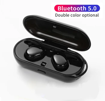 KAPCICE TWS 5.0 Bluetooth căști stereo 3D fără fir căști cu microfon dual