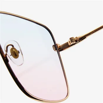 XojoX Pătrat ochelari de Soare Femei Barbati Brand Designer de Epocă Damele de Lux, Ochelari Retro Gradient Shades Ochelari de Soare UV400