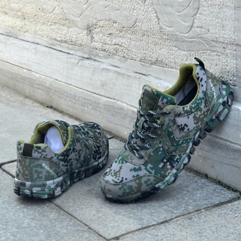 Vara, Tot Negru Camuflaj Pantofi sport Barbati Militară de Instruire Ultra-usor, Respirabil Fund Moale Negru Pur Pantofi de Sport