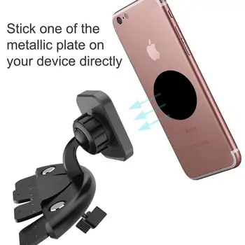 Univerola Magnetic Masina cu suport pentru telefon Universal CD Slot Muntele Cradle Suport rotație de 360 Holder Suport pentru iPhone 11/Samsung