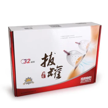 Ieftine 32 Cutii Cutii 12 cesti chineză vid ventuze kit scoate un aparat vacuum terapie relaxa masaj curba de aspirare pompe