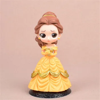 Hot Desene animate Printesa Figura Albă ca Zăpada Elsa Anna Rapunzel Figura Sexy Decoratiuni Tort de Acțiune PVC Model de Jucărie Fata Ziua de nastere Cadouri