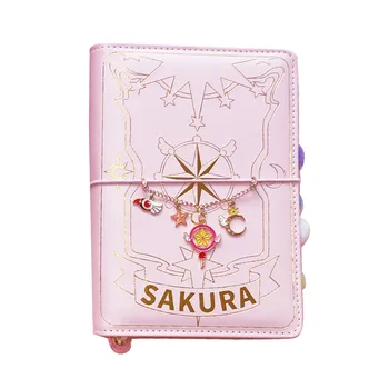 A6 Biblioraft Caiete Sakura Roz Notebook Planificator Jurnalul Agenda Organizator Programul DIY Jurnal Personal Cartea Cadou de Papetărie