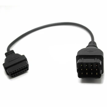 Pentru Gaz 12pin Adaptor 16pin OBD/OBD2 Conector de diagnosticare Auto-instrument de cablu 12 pini Vehicule Rusia auto cablu adaptor