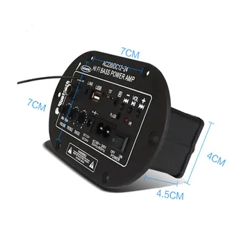 8-inch Trei-utilizarea 3028BTMIC Amplificator Digital Cu Microfon Built-in Microfon Bluetooth Mono Amplificator de Putere de Bord