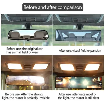 Oglindă Auto Interioare Auto Oglinda Universala Retrovizoare Oglinda Pentru Siguranța Larg Unghi De Suprafață Albastru Oglinzi Retrovizoare Accesorii