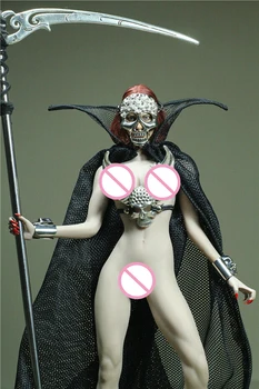 În Stoc 1/6 Scară Secera Metal Mantie de sex Feminin Set Complet Accesorii de Îmbrăcăminte Pentru 12-inch PH TBLeague Figura Corpului Jucărie