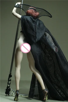 În Stoc 1/6 Scară Secera Metal Mantie de sex Feminin Set Complet Accesorii de Îmbrăcăminte Pentru 12-inch PH TBLeague Figura Corpului Jucărie