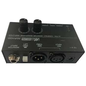 Ma400 Căști Preamplificator De Microfon Cu Preamplificator De Casti Preamplificator Personal Monitor Mixer,Ue Plug
