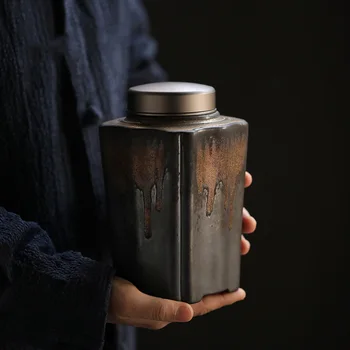 TANGPIN japonez de ceai din ceramica caddies de ceai din portelan colectorului pentru ceai
