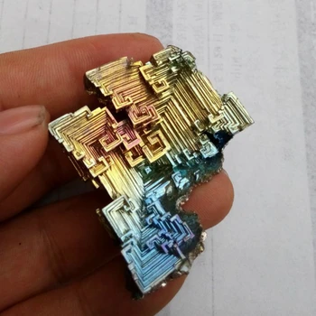 De Înaltă Puritate Multicolor Bismut Metalic De Cristal Element De Colectare Ornamente Decorative Cadouri