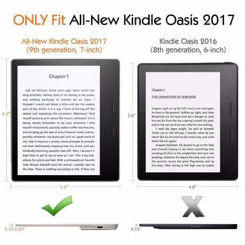Caz pentru Kindle Oaza de 7 Inch , Ultra Usoare Slim din Piele PU Capac de Protectie geanta Husa pentru Amazon 7
