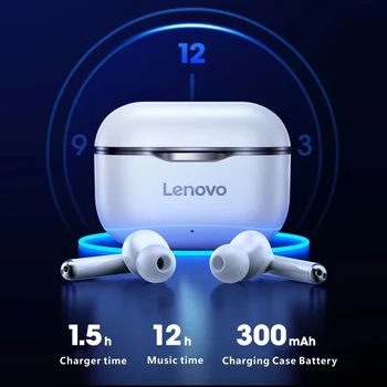 Original Lenovo LP1 Căști Bluetooth 5.0 Adevărat Căști fără Fir de Control Tactil Pentru Iphone 12 Android Mult Timp de Așteptare