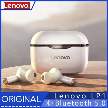 Original Lenovo LP1 Căști Bluetooth 5.0 Adevărat Căști fără Fir de Control Tactil Pentru Iphone 12 Android Mult Timp de Așteptare
