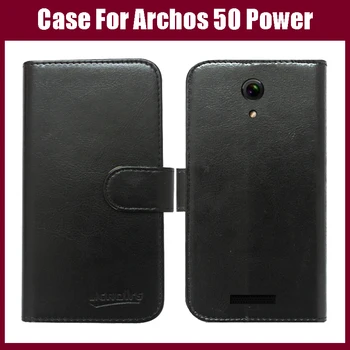 Vânzare Fierbinte! Archos 50 De Putere Caz De Înaltă Calitate 6 Culori De Moda Din Piele Exclusive Capac De Protectie Telefon Sac