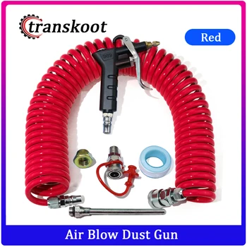 Transkoot Pneumatice de Curățare Pistol de Aer Sufla Praful Pistol Cu Tija de Extensie Aer Duster Instrumente de Curățare Compresor Aerograf instrument