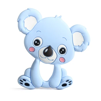 10p Koala Silicon Baby Teether de Calitate Alimentară Dentiție Colier Rozătoare DIY Suzeta Clip Produse pentru Copii Accesorii BPA Free