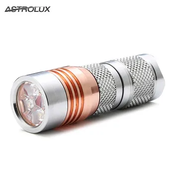 Astrolux IPX-8 Impermeabil S41S din Oțel Inoxidabil 4x Nichia 219C/XP-G3/G2 A6 1600LM Mini Lanterna LED-uri de 2.8 v-4,25 v