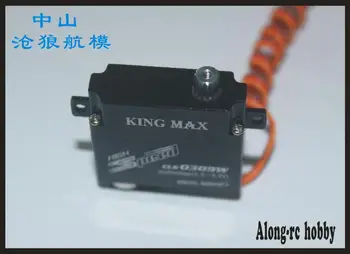 TRANSPORT GRATUIT 1buc Kingmax CLS0309WH SAU CLS0309WV 8.6 g Stall Torque 3,5 kg digitale angrenaje metalice micro 8MM aripa servo PENTRU RC AVION