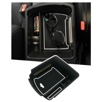 De Vânzare la cald ABS Cutie de Depozitare Auto Consola de Stocare Tavă Organizator Cotiera Cutie Negru Pentru Kia Seltos 2020