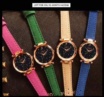 De Lux Cerul Înstelat Femei Ceasuri De Moda Noctilucous Femeie Ceas Casual Doamnelor Ceas De Mână Elegant Cuarț Femei Ceas Reloj Mujer