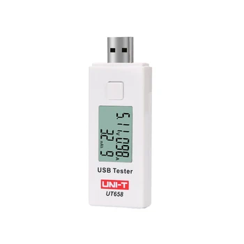 UNITATEA UT658 USB Tester U Disk Doctor Voltmetru Digital măsură muzicală Încărcător Tensiune de Curent Meter Pentru Telefonul Mobil Putere Notebook