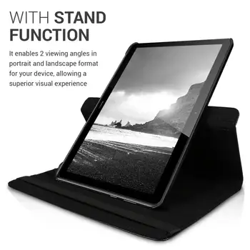 360 de Grade de Rotație PU Piele Flip Cover Pentru Huawei MediaPad T5 10.1 Caz AGS2-W09/L09/L03/W19 Tablet Stand Pliante Folio Cazuri