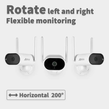 DELIA 5MP PTZ Sistem de Supraveghere Video CCTV Camera de Securitate de Sistem WIFI Supraveghere Video Kit de Înregistrare Audio rezistent la apa Roti