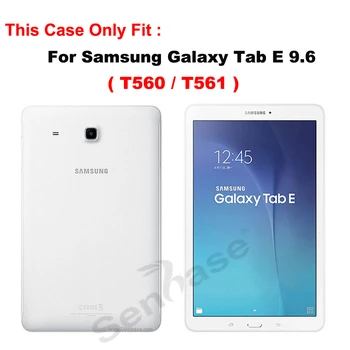 Pentru Samsung Galaxy Tab E 9.6 inch T560 T561 Caz, Copii în condiții de Siguranță PC-ul Silicon Hibrid Anti-toamna la Șocuri Stand husa pentru Tableta