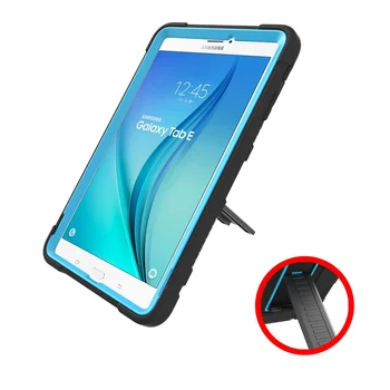 Pentru Samsung Galaxy Tab E 9.6 inch T560 T561 Caz, Copii în condiții de Siguranță PC-ul Silicon Hibrid Anti-toamna la Șocuri Stand husa pentru Tableta