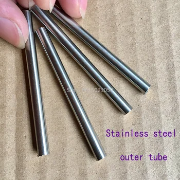 Diametrul de 6mm DIY Cuțit Cuțit Mozaicuri Pin Nituri 9cm Lungime de Unghii Tub de Alamă+Tub de oțel #619