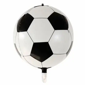 20buc 22inch 4D Fotbal Baloane Folie stereoscopic Fotbal Globos Petrecere Decoratiuni de Fotbal pentru Copii balon Gonflabil Toy