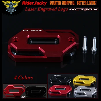 Black Red Motocicletă Fața Cilindrului principal de Frână Rezervorul de Lichid pentru a Acoperi Capacul de la Ulei Pentru HONDA NC750 X NC750X-2016 Cu Logo-ul