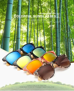 Timp Keeper Clasic din Lemn de Bambus Brațele ochelari de Soare pentru Barbati ochelari de Soare din Lemn pentru Femei Brand Design Eyewares de Inalta Calitate UV 400 1501G