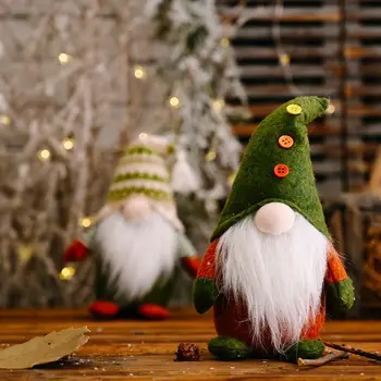 Manual Elf de Crăciun de Decorare în Picioare suedeză Gnome Třmte Păpușă Jucărie Ornament E7CC