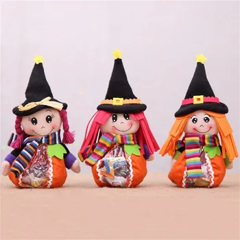 Bumbac Moale Rainbow Zip Vrăjitoare Umplute Jucărie De Pluș Papusa Rainbow Halloween Pentru Copii De Ziua De Nastere Cadouri De Craciun @O