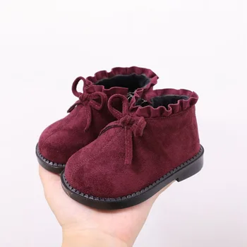 Pentru copii Pantofi pentru Copii Pantofi de Bumbac de Toamnă și de Iarnă Pantofi de Copil Moale de Jos 0-3 Ani Printesa Cizme Cizme de Zăpadă