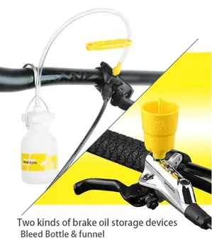 Ezmtb bleed kit de biciclete de frână instrumente de Biciclete MTB Ulei Mineral Lichid de Metal Set Adaptor